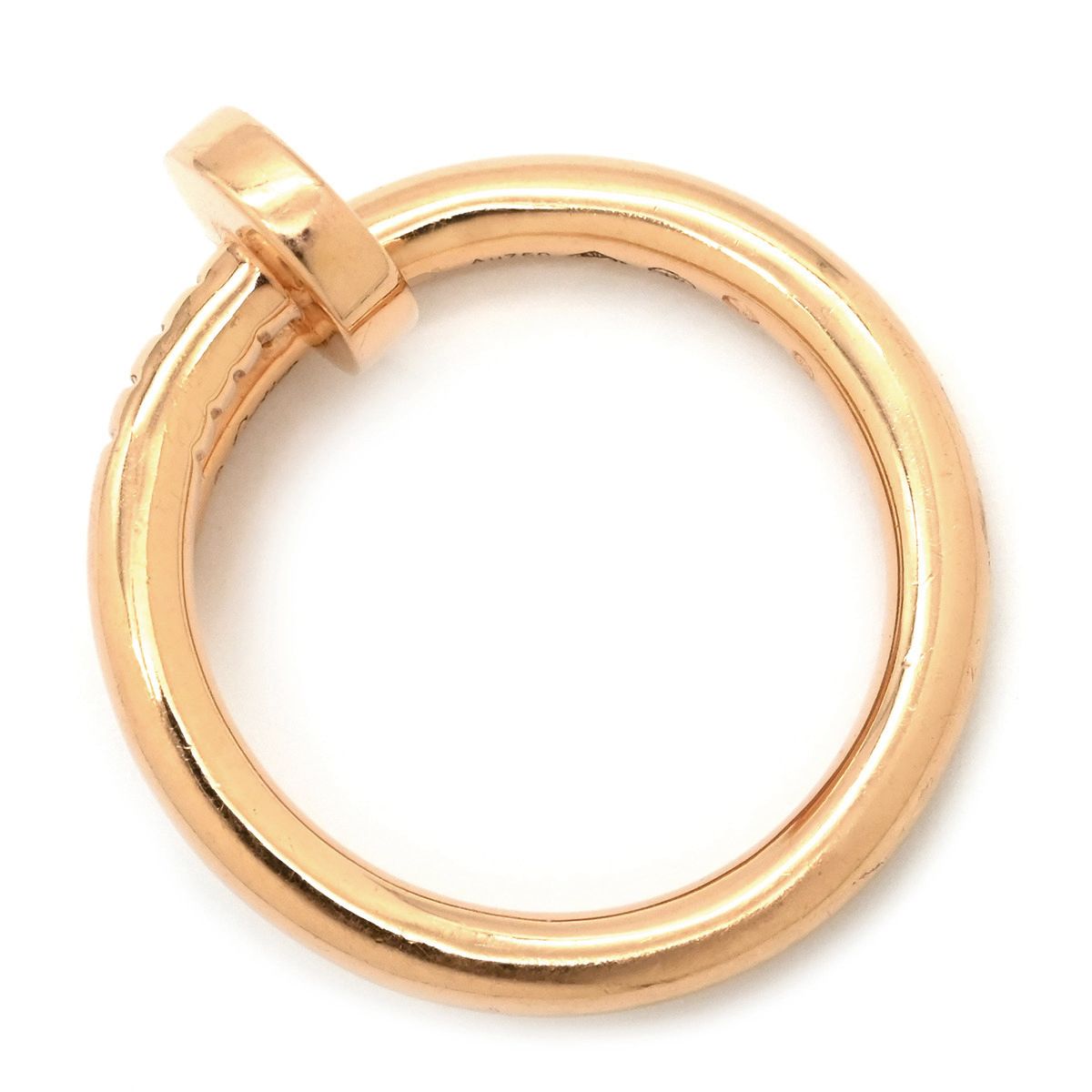カルティエ Cartier リング 指輪 ジュストアンクル ピンクゴールド #54