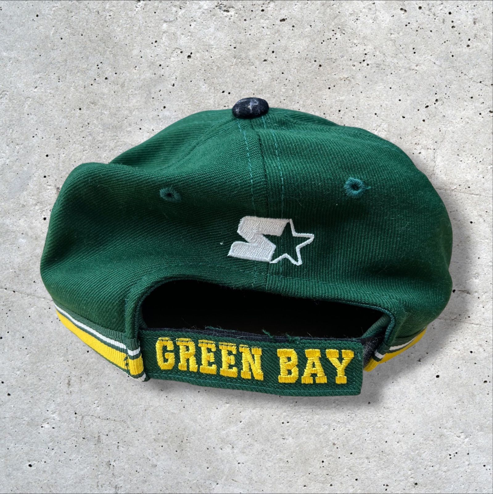 90s Starter NFL Green Bay Packers ロゴ キャップ グリーン ブラック