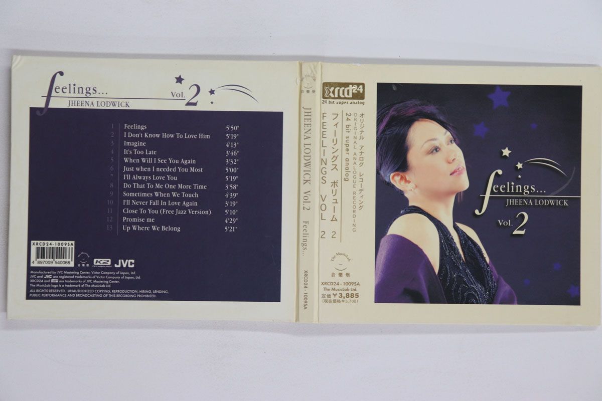 CD Jheena Lodwick Feelings Vol. 2 XRCD24009SA MUSICLAB /00110 6,847円