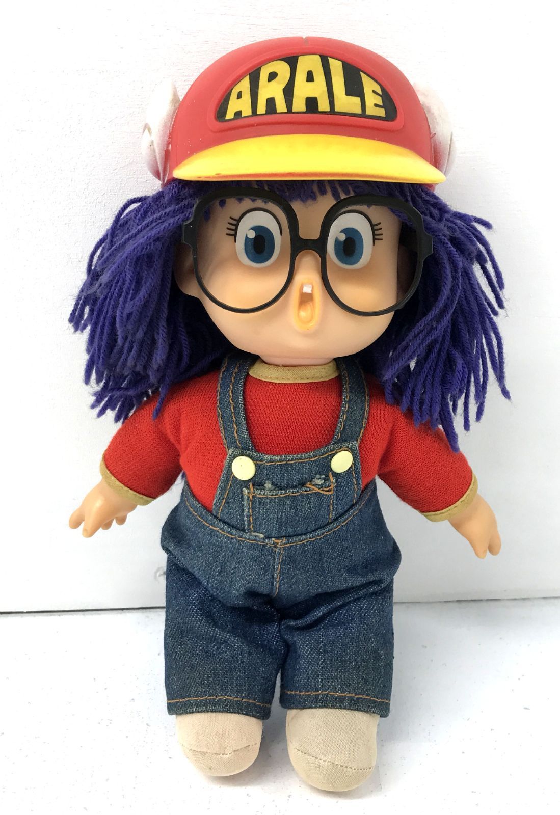 盛岡43-0123] 昭和レトロ Dr.スランプアラレちゃん ソフビ人形【中古