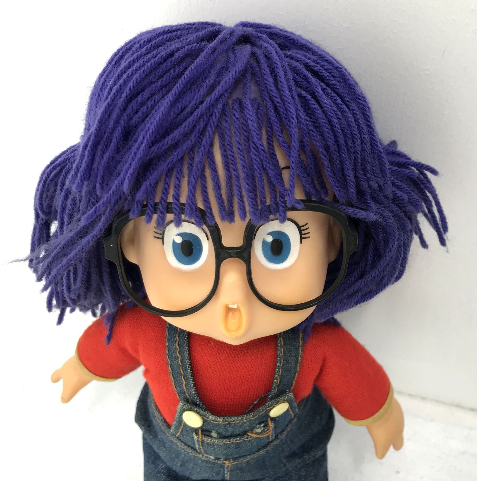 盛岡43-0123] 昭和レトロ Dr.スランプアラレちゃん ソフビ人形【中古