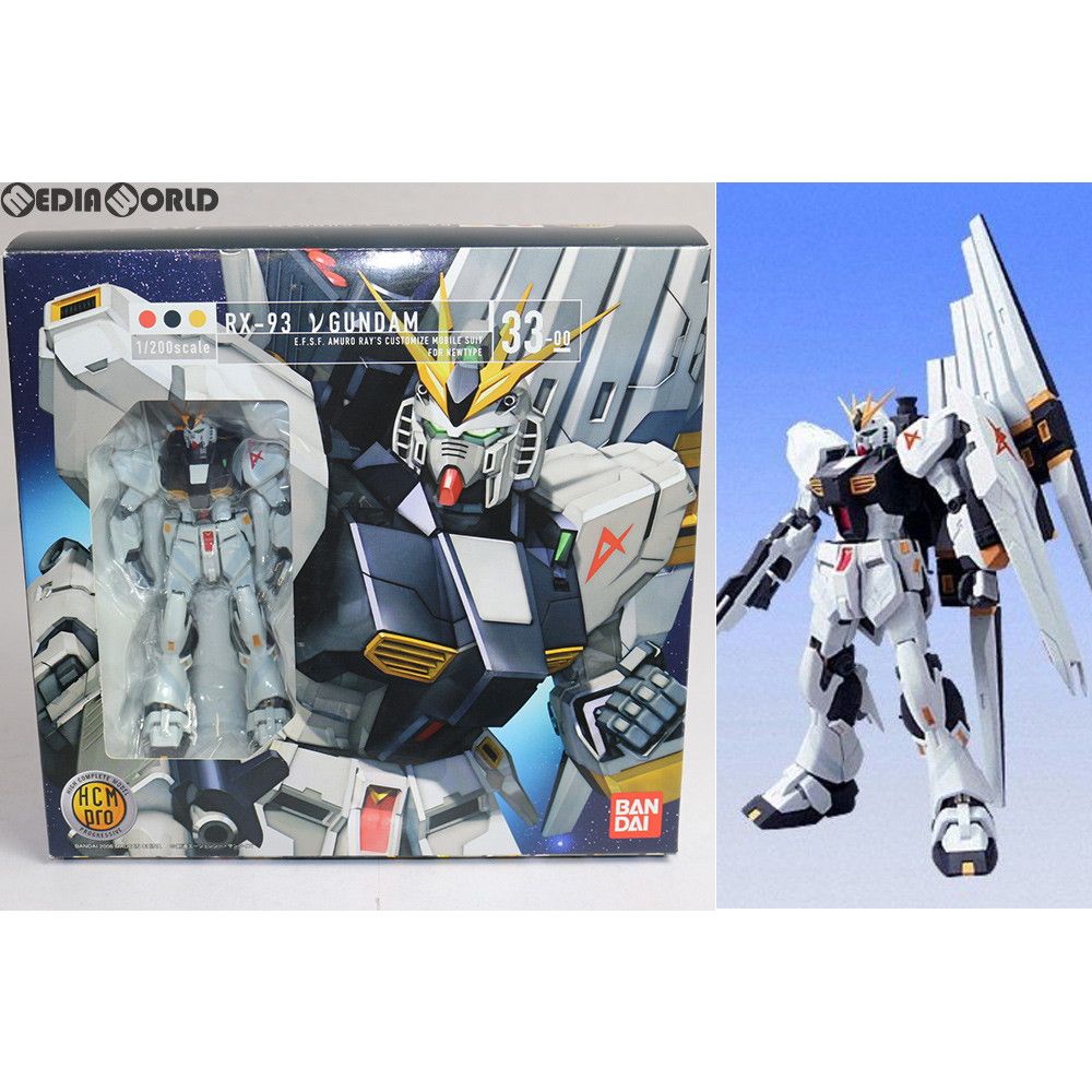 HCM-Pro 33-00 RX-93 ν Gundam (New Gundam) Mobile Suit Gundam Char's Counterattack 1/200 Figura móvil completa Bandai