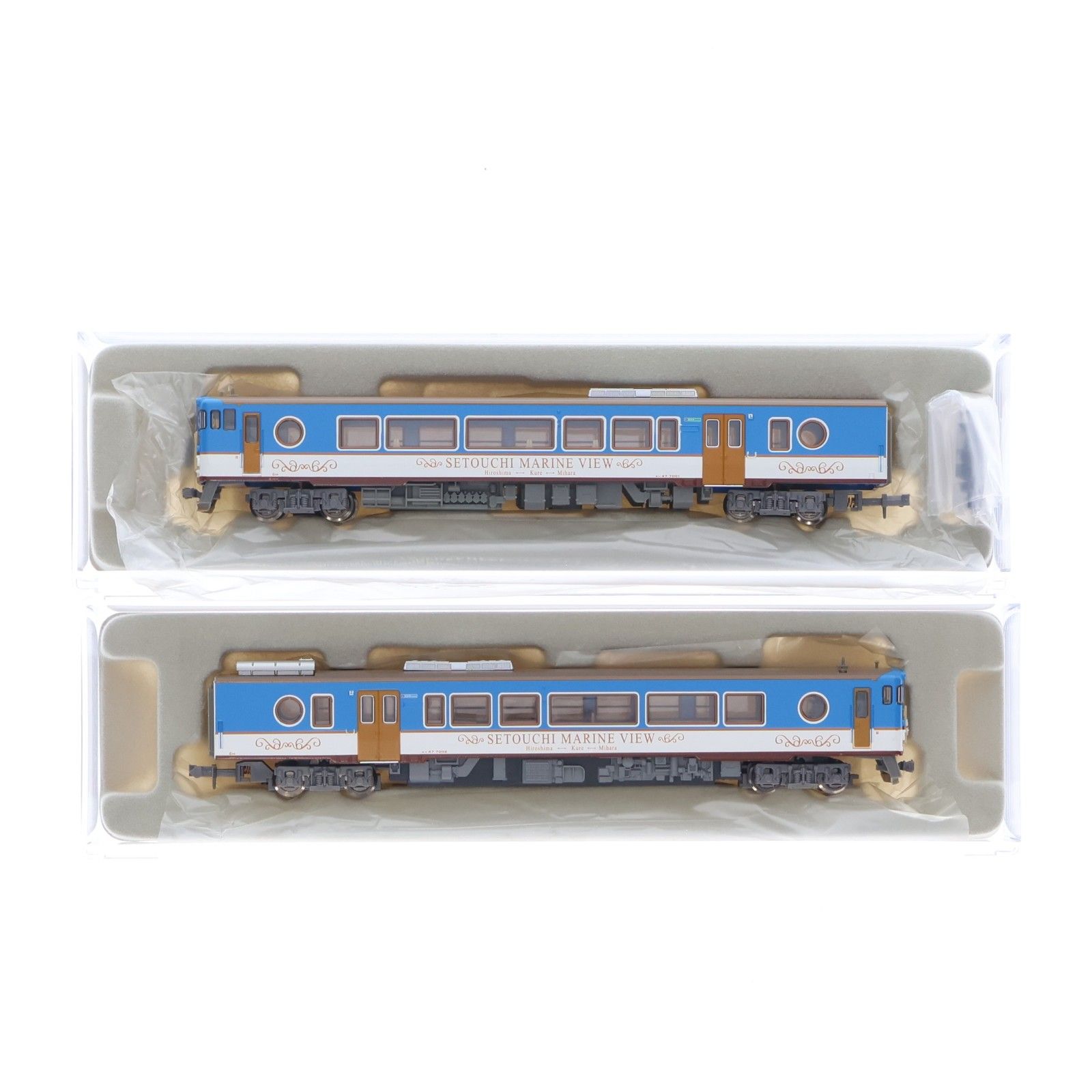 ★新品★ マイクロエース A6070 キハ47 7000番台 瀬戸内マリンビュー A6070 キハ47 7000番台「瀬戸内マリンビュー」 2両セット(動力付き) N