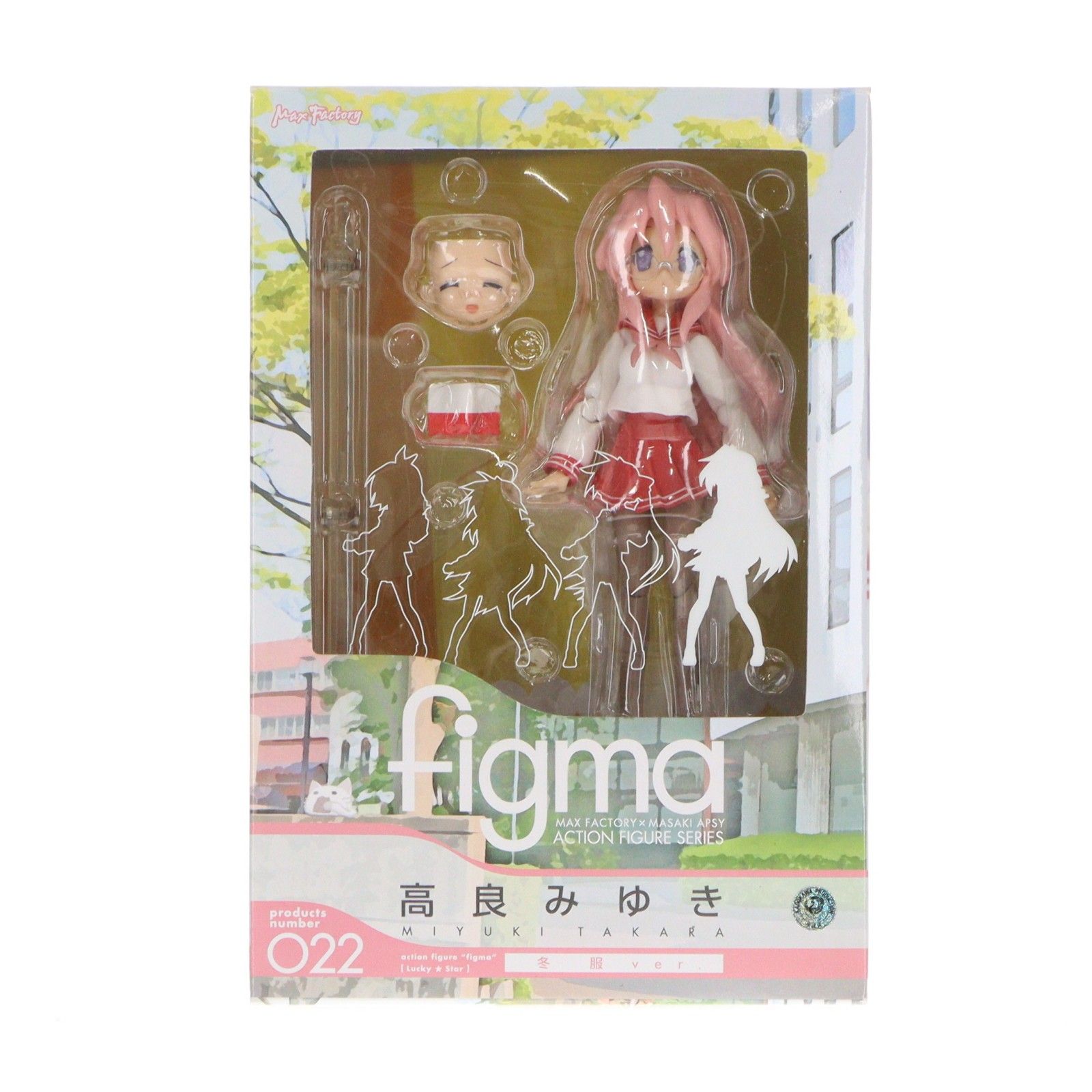 figma 022 Miyuki Takara (Miyuki Takara) Ropa de invierno ver. Anime de televisión Lucky Star Producto completo Figura móvil Max Factory
