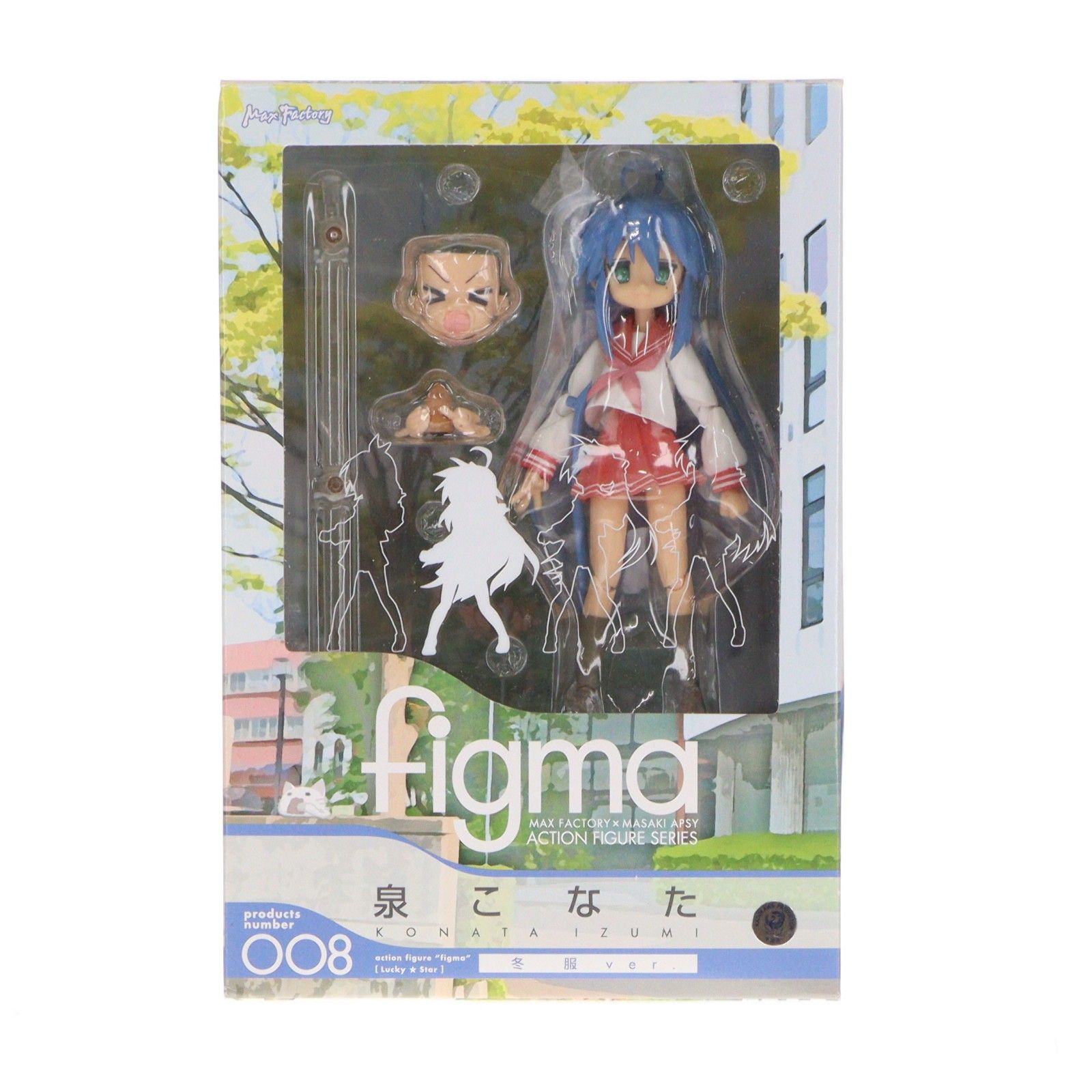 figma 008 Konata Izumi (Izumi Konata) Ropa de invierno ver. Anime de televisión Lucky Star Producto completo Figura móvil Max Factory