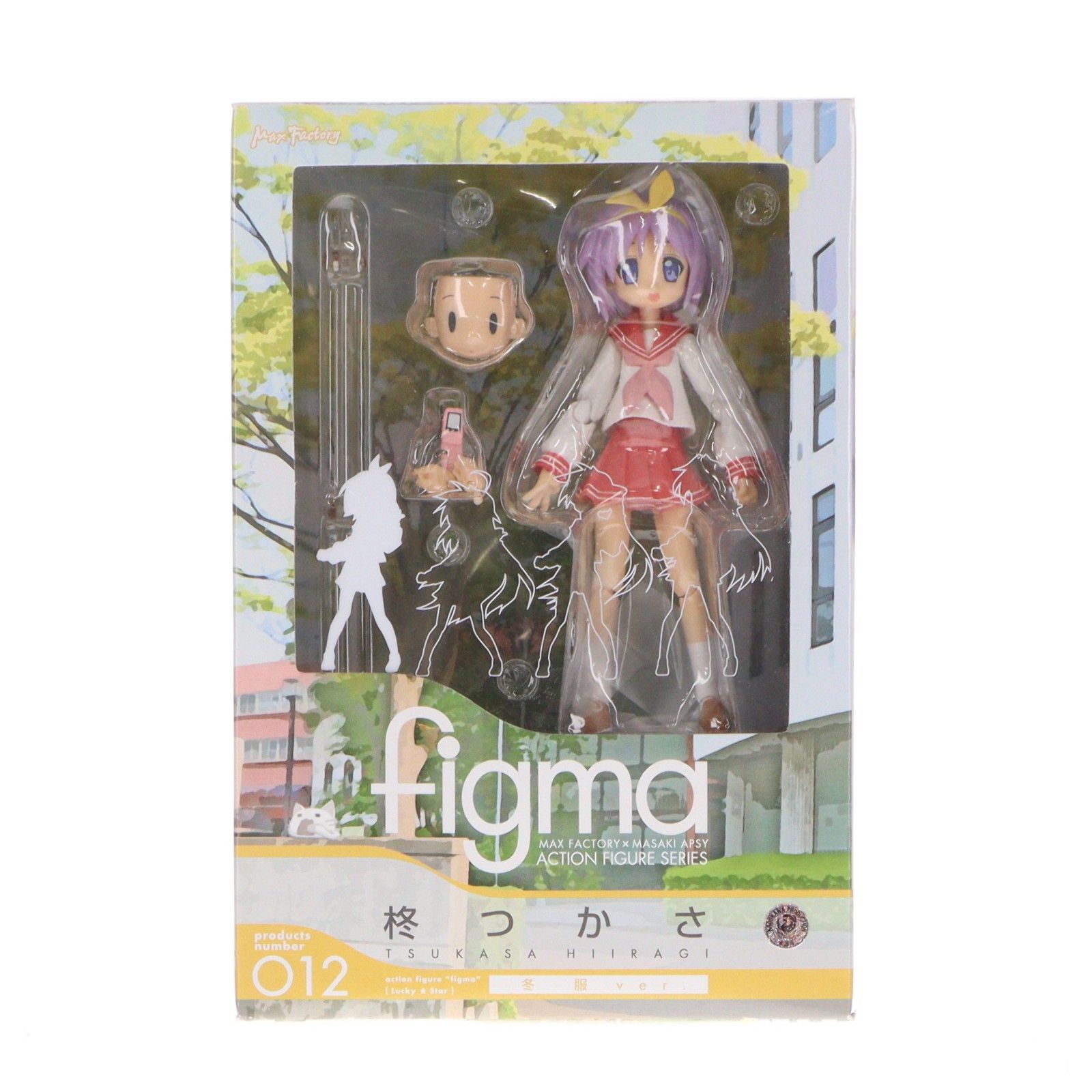 figma 012 Tsukasa Hiiragi (Tsukasa Hiiragi) Ropa de invierno ver. Anime de televisión Lucky Star Producto completo Figura móvil Max Factory