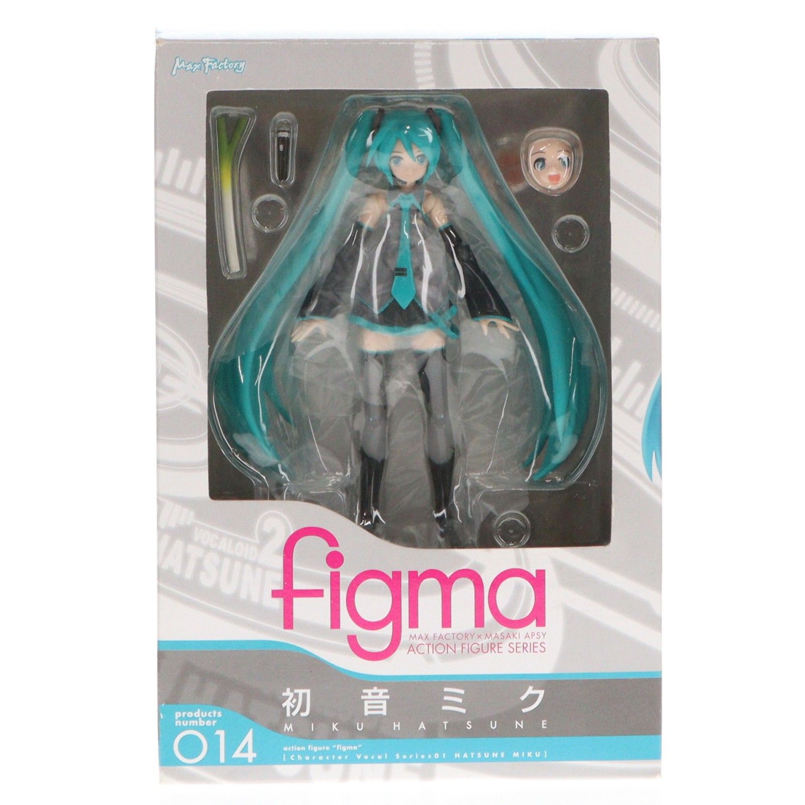 figma 014 Hatsune Miku Personaje Vocal Serie 01 Hatsune Miku Figura móvil completa Max Factory