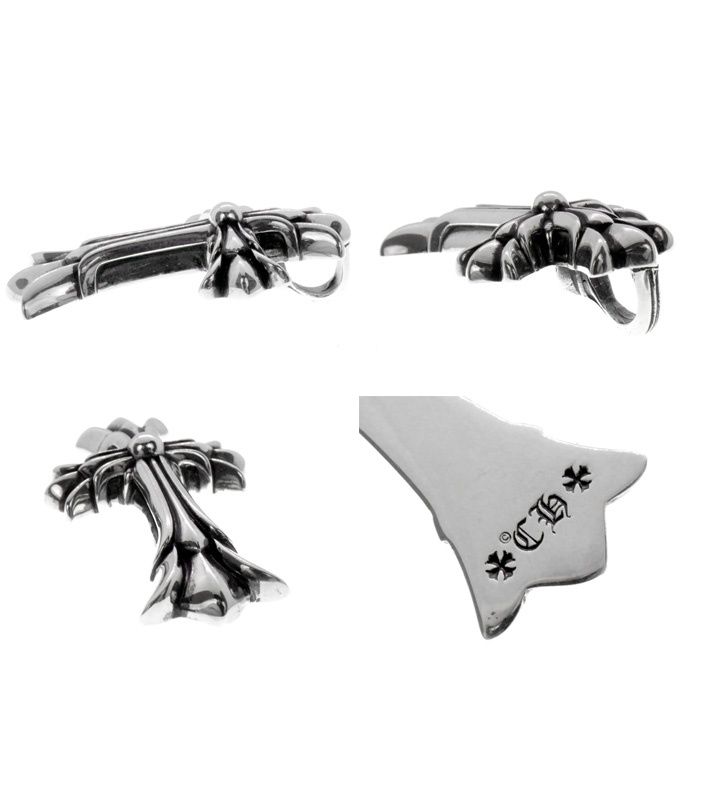 クロムハーツ CHROME HEARTS 【 DBL CH CRS SML 】 スモール ダブル CH