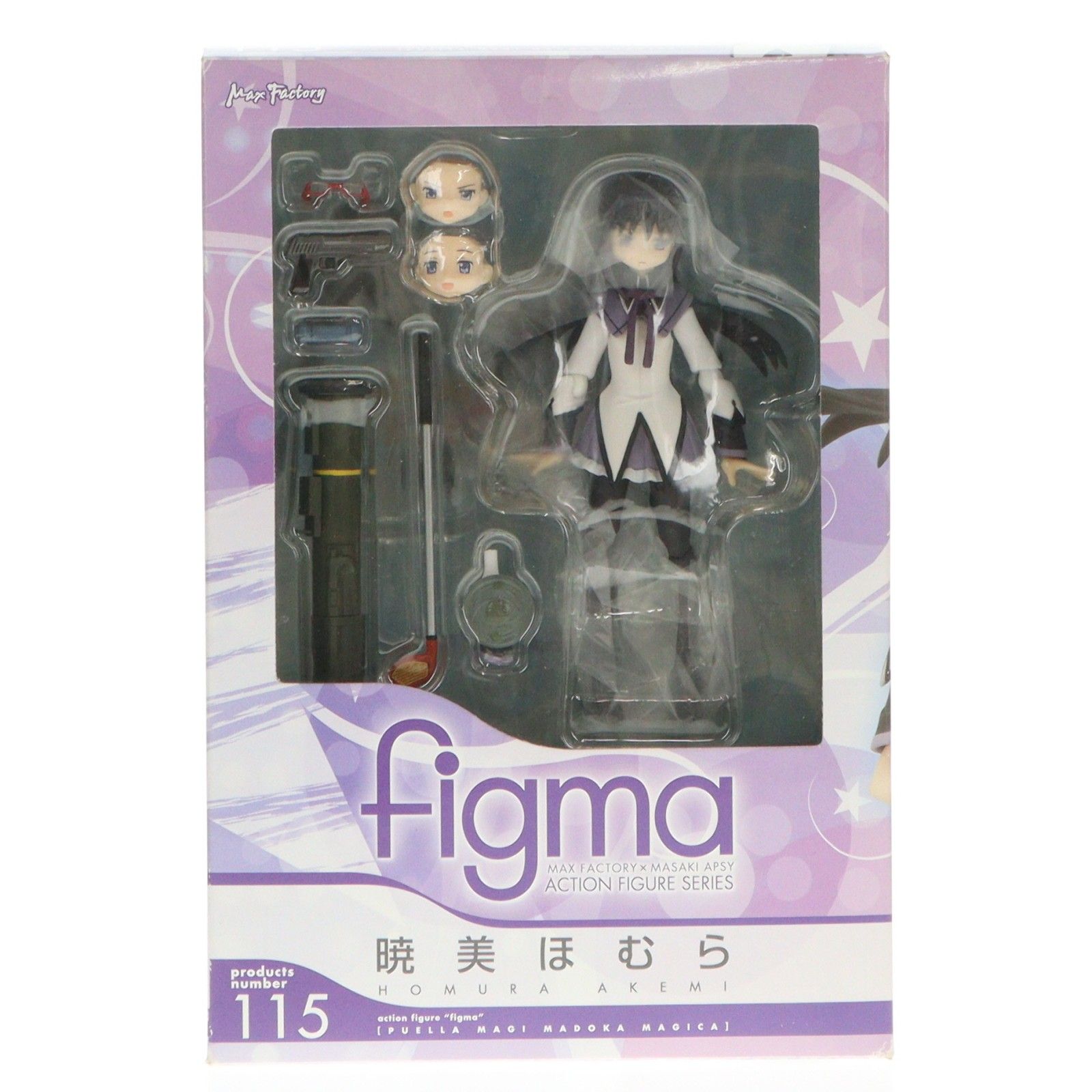 figma 115 Homura Akemi Puella Magi Madoka Magica Figura móvil completa Max Factory