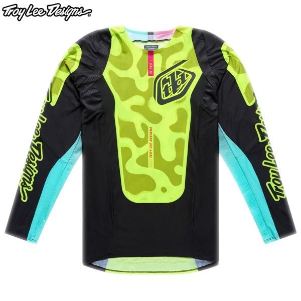 Troy Lee Designs トロイリーデザインズ TDU230 SEPROジャージ カラー：MYTH BLACK/FLO YELLOW サイズ：S 7,934円