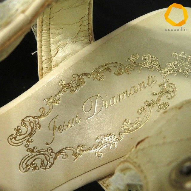 sxs ジーザスディアマンテ JESUS DIAMANTE サンダル S クリーム