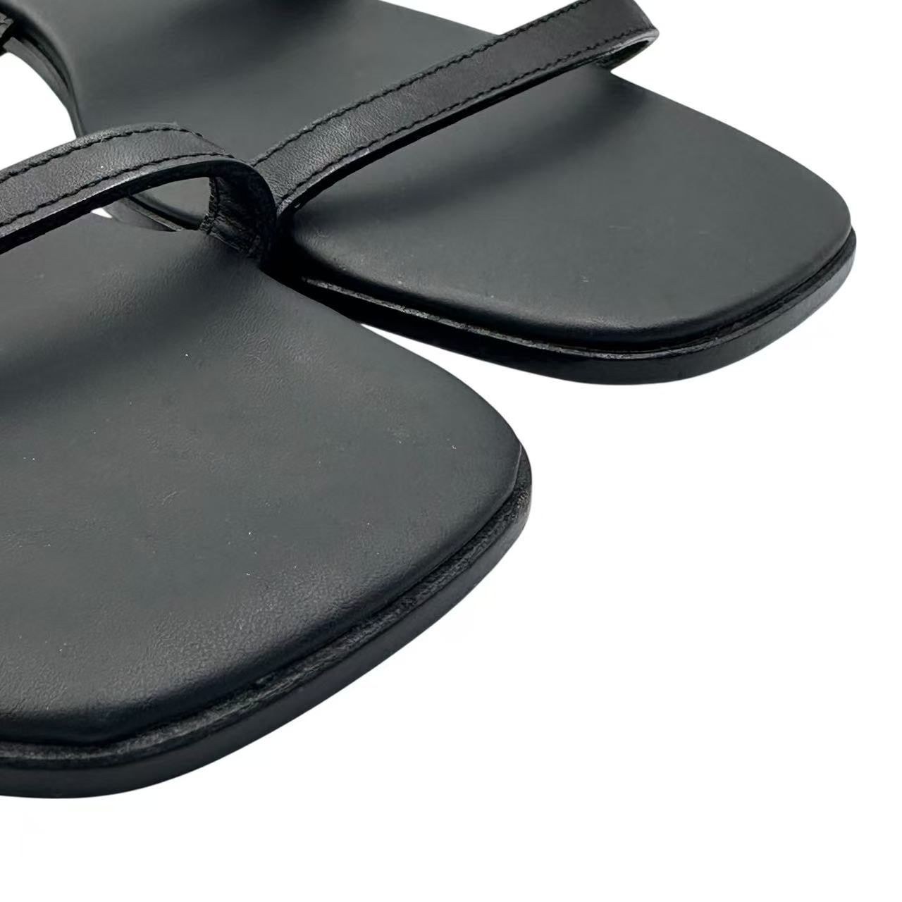 未使用品 GUCCI グッチ ブラック サンダル ストラップ付き メンズ