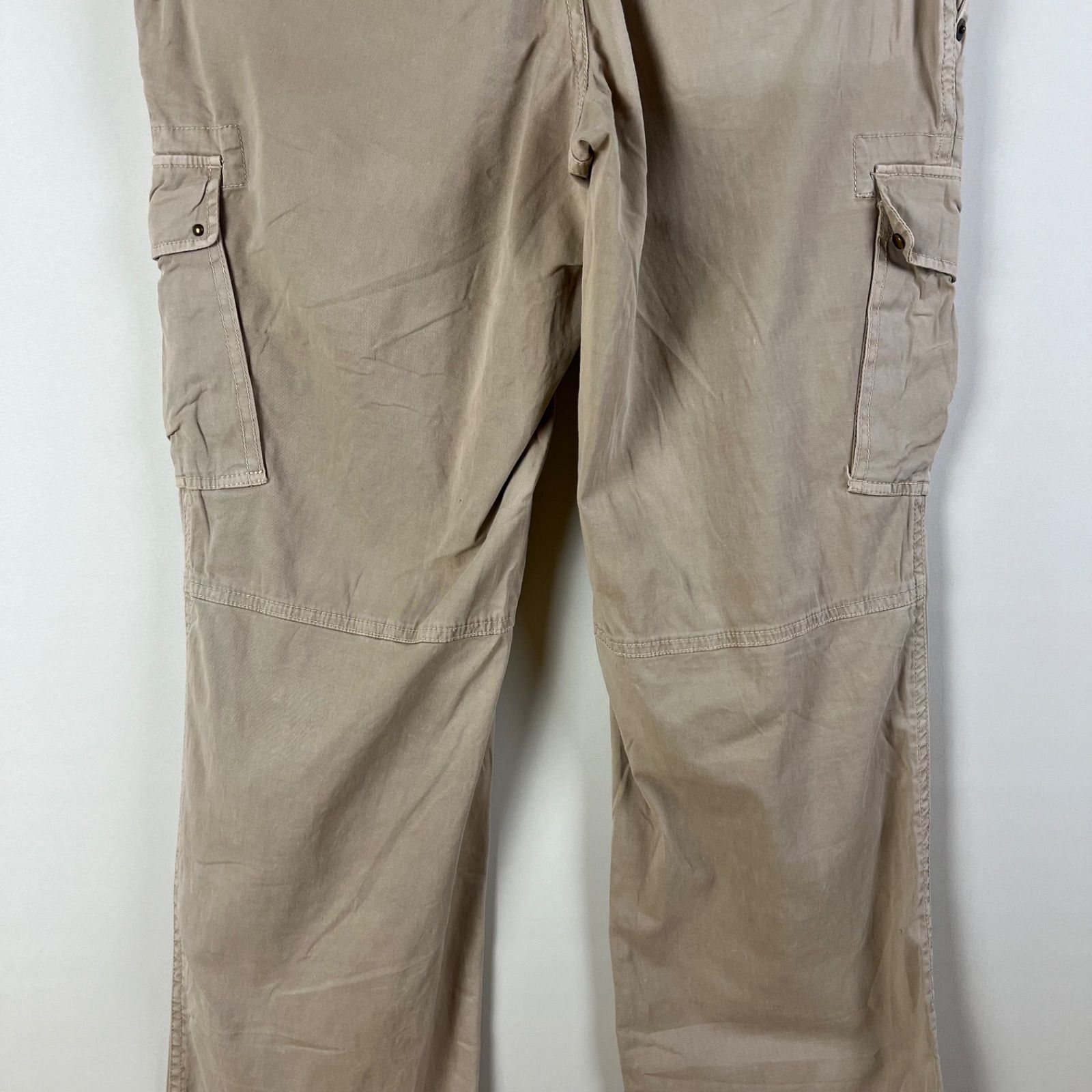 TETE HOMME 00s y2k archive cotton cargo pants 6 L テットオム