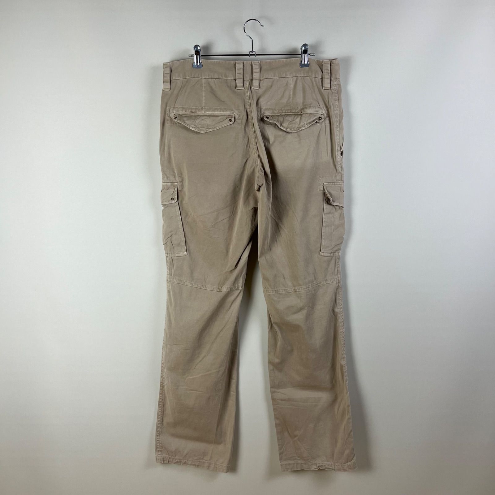 TETE HOMME 00s y2k archive cotton cargo pants 6 L テットオム