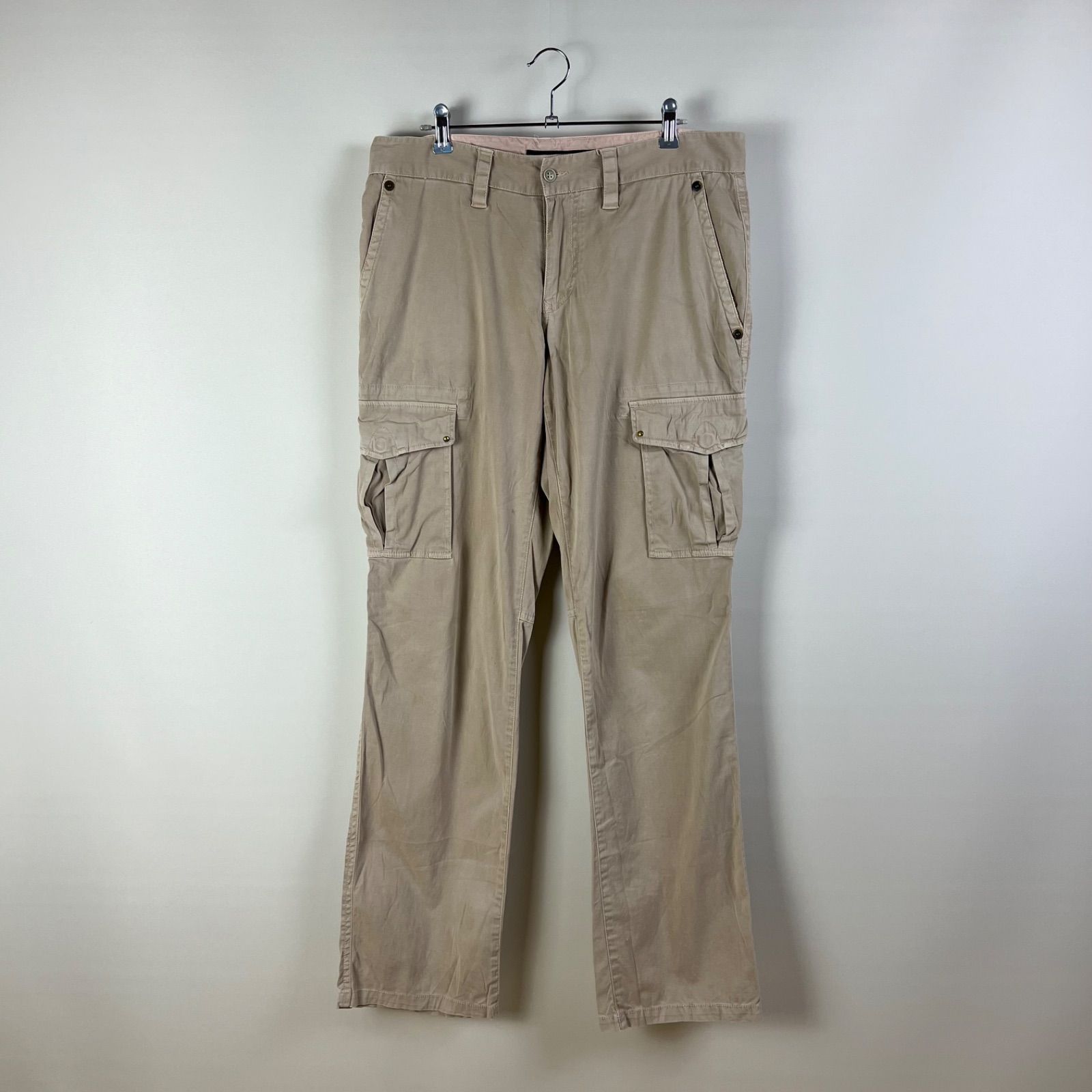 TETE HOMME 00s y2k archive cotton cargo pants 6 L テットオム