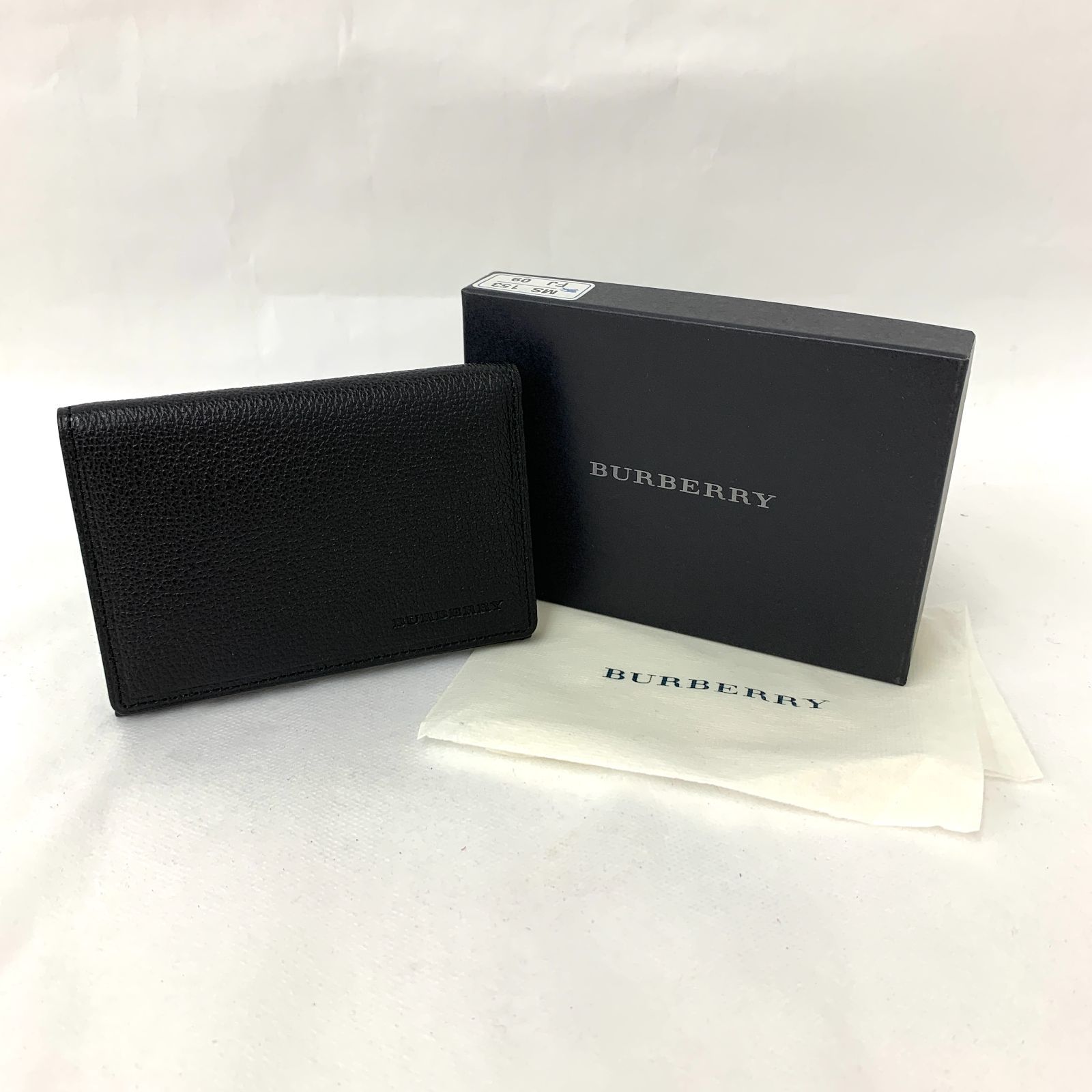D8989 新品未使用！ BURBERRY バーバリー ノバチェック レザー 二