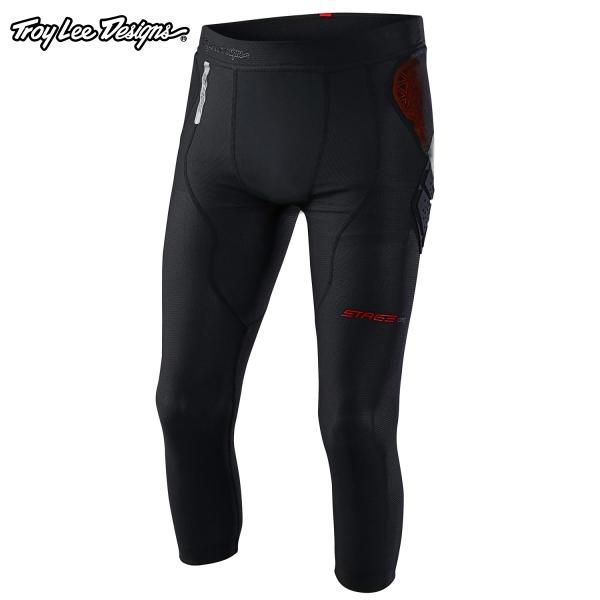 Troy Lee Designs トロイリーデザインズ TDV033 ステージ ゴースト D3O パンツ カラー:BLACK サイズ:L