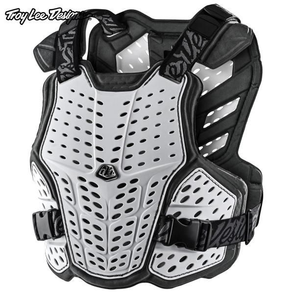 Troy Lee Designs トロイリーデザインズ TDV025 ロックファイト チェストプロテクター カラー:WHITE サイズ:M/L