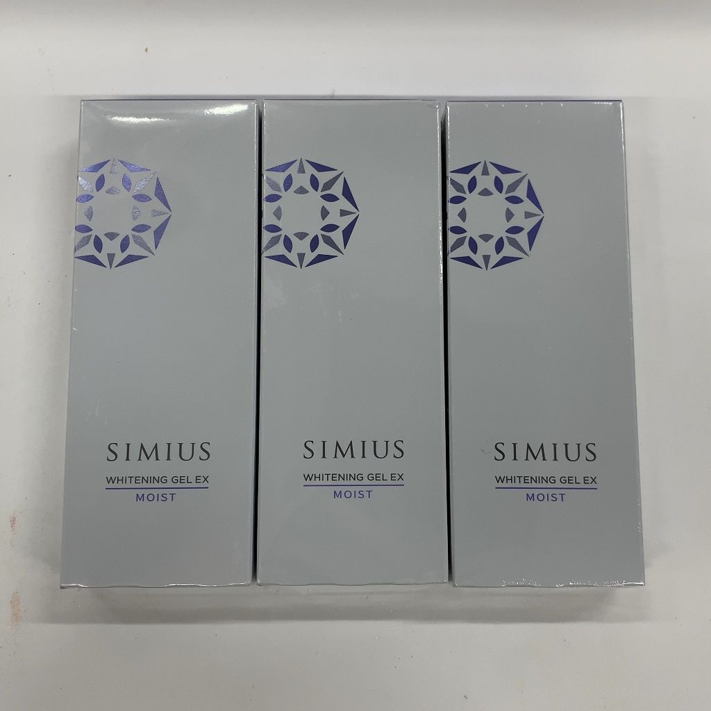 Z2124 K SIMIUS シミュウス 薬用ホワイトニングジェルEX モイスト 60g 計3点セット【夏のスキンケアキャンペーン フェイスパックプレゼント】