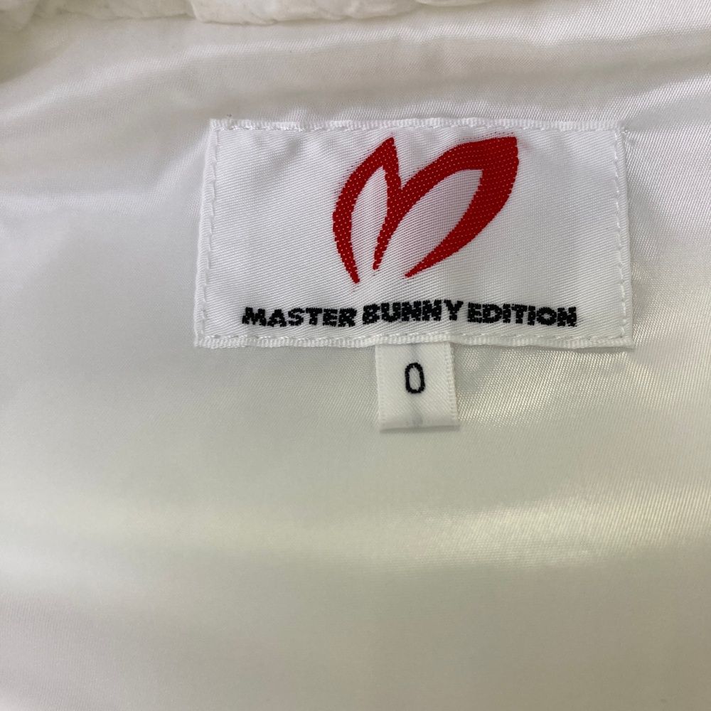サイズ：0 MASTER BUNNY EDITION マスターバニーエディション 2WAY 中綿ジャケット 総柄 ホワイト系 [240101716130] ゴルフウェア レディース ストスト