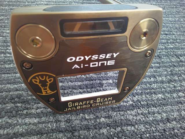 中古 パター オデッセイ AI-ONE GIRAFFE-BEAM JAILBIRD CRUISER/STROKELAB 140//3[4928]■博多