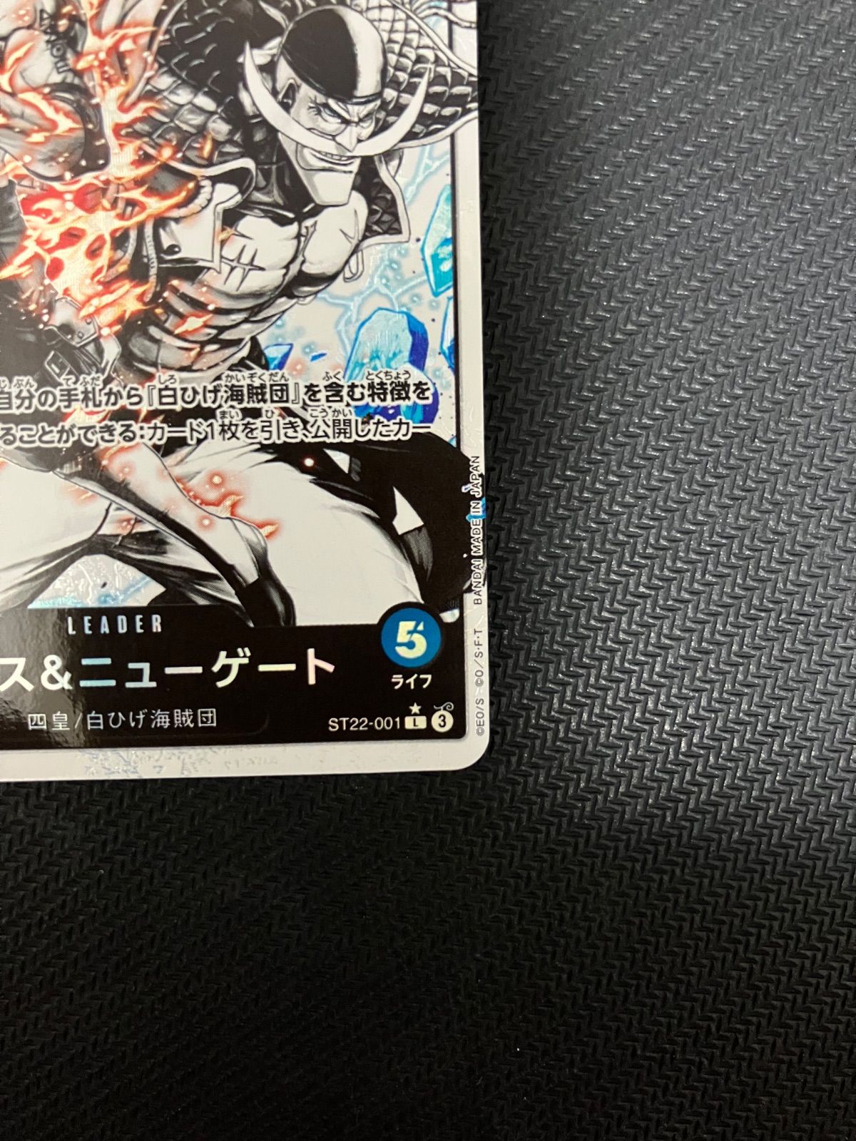 ワンピースカードゲーム】 エース & ニューゲート リーダーパラレル