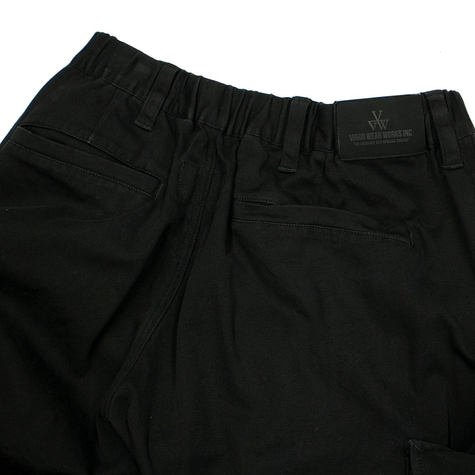 ヴァルゴ【VIRGO】FAT & PKT CARGO PANTS (BLACK) USED】VIRGOwearworks “VIRGO FAT & PKT CARGO” / BLACK Size3(L
