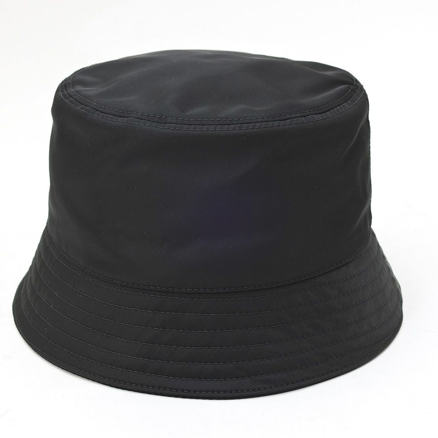 プラダ / PRADA Re-Nylon トライアングル ロゴ バケットハット 1HC137