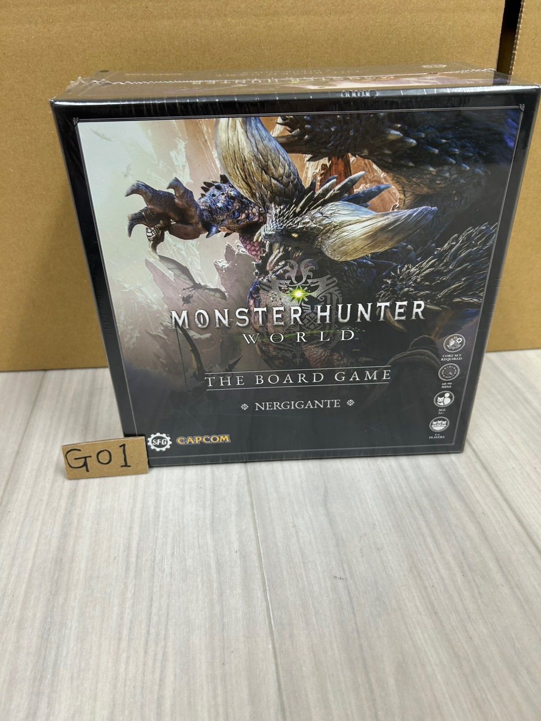 モンスターハンター　ボードゲーム　ネルギガンテ