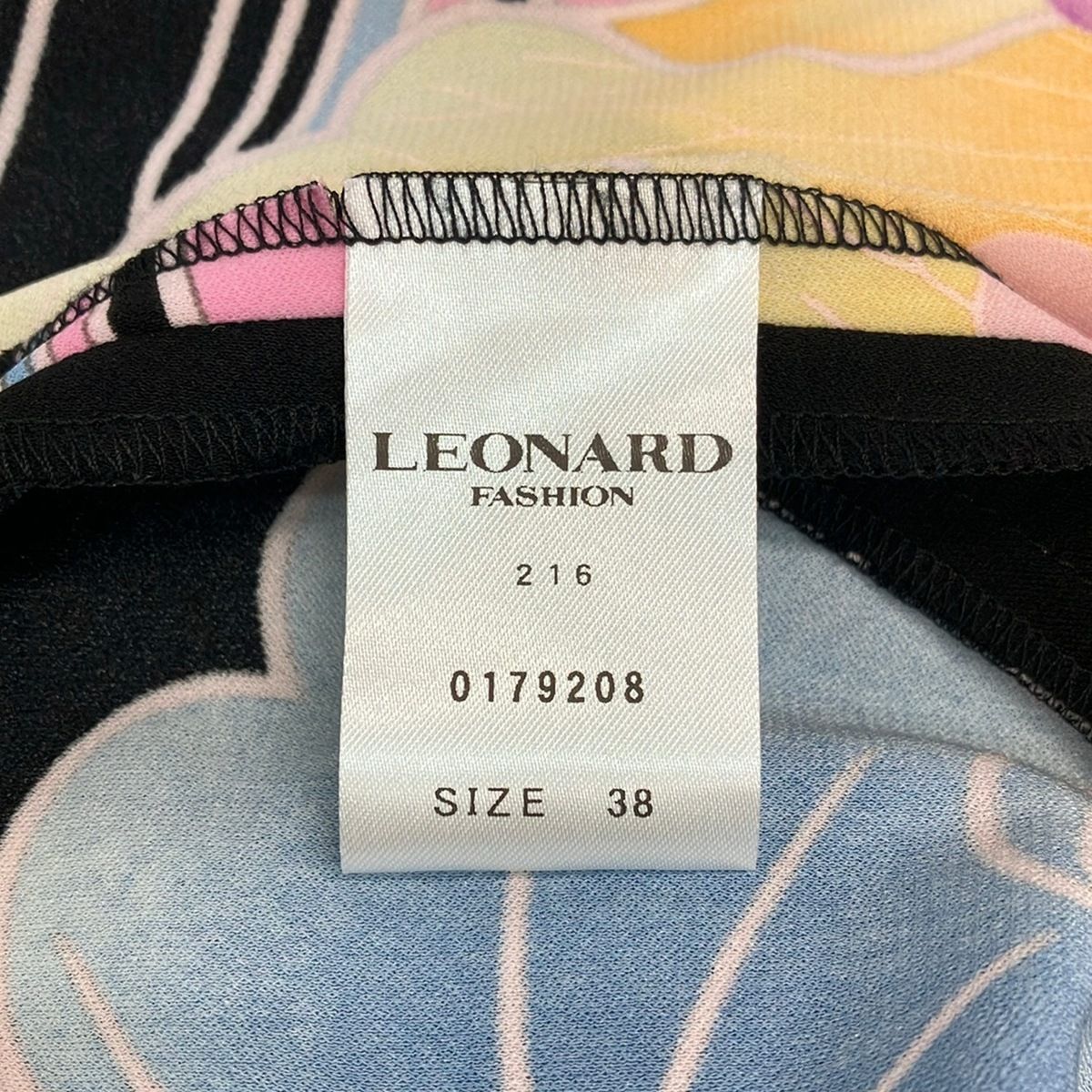 LEONARD(レオナール) チュニック サイズ38 M レディース美品 - 黒