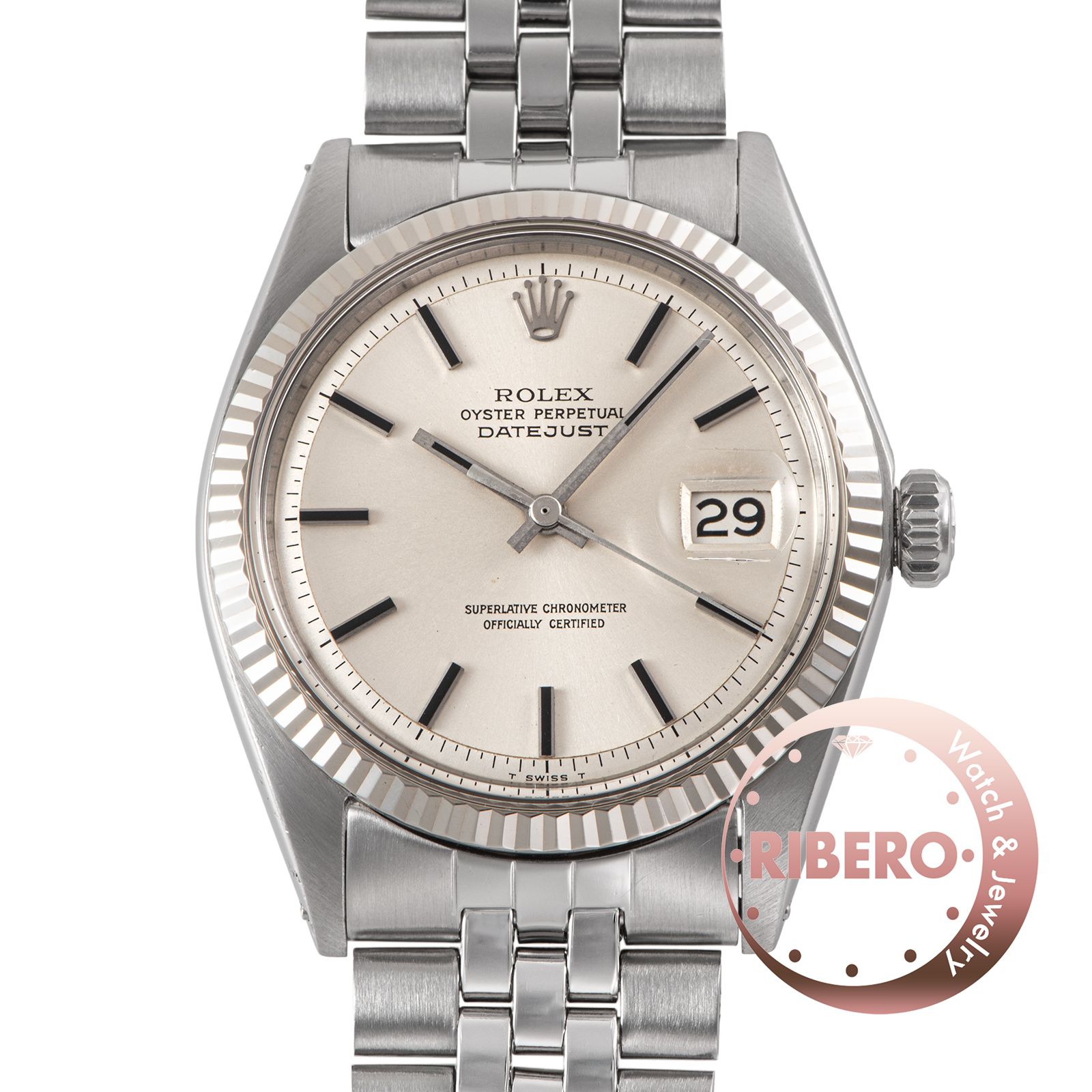 ROLEX ロレックス デイトジャスト 1601 1969年製 SS/WG【中古】 ROLEX ロレックス デイトジャスト 1601 1969年製 SS/WG【中古】 - メルカリ