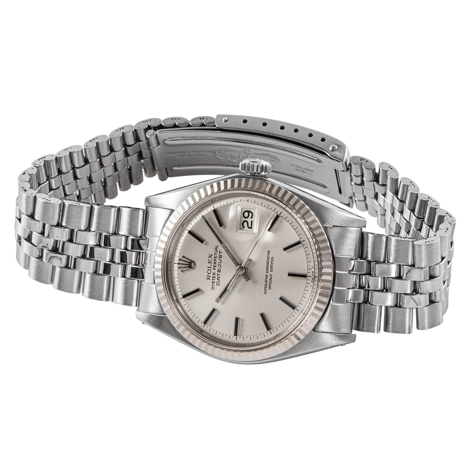 ROLEX ロレックス デイトジャスト 1601 1969年製 SS/WG【中古】 ROLEX ロレックス デイトジャスト 1601 1969年製 SS/WG【中古】 - メルカリ