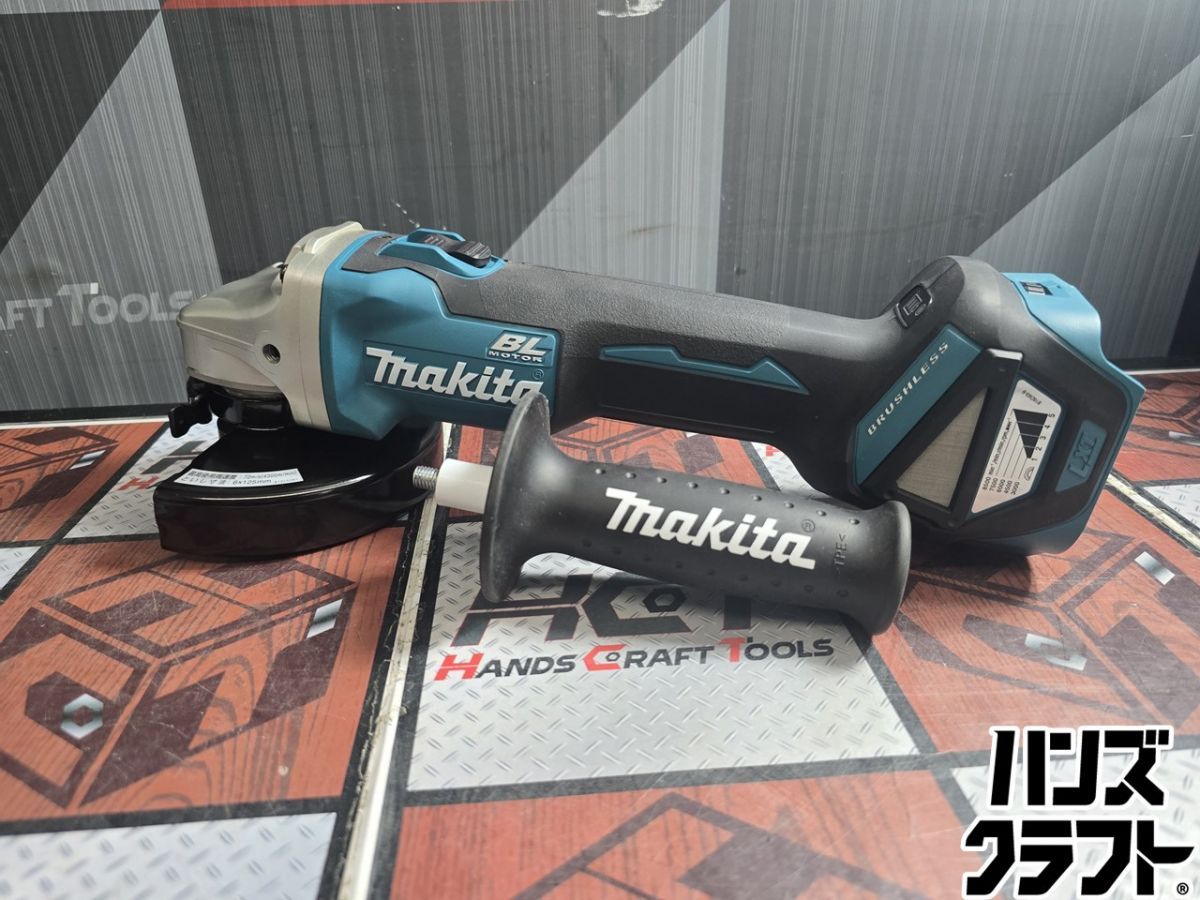 ▲【中古】マキタ(Makita) 125ミリ充電式ディスクグラインダ 18V 本体のみ GA512DZ (GA512D)【ハンズクラフト飯塚店】【中古】