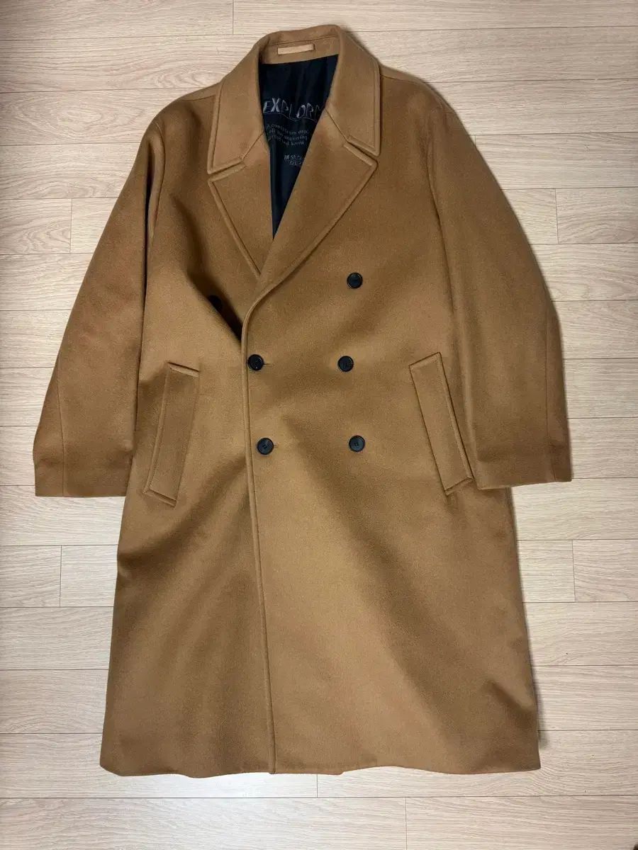 (M) INSILENCE カシミアブレンド コート ブラウン