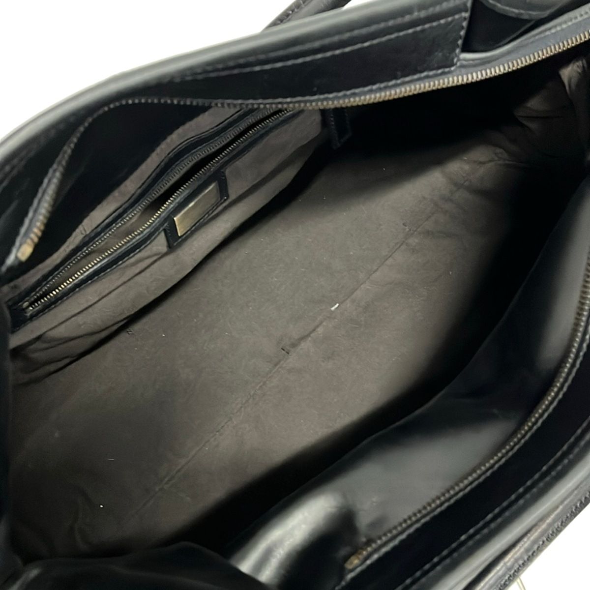 FENDI(フェンディ) ショルダーバッグ ズッカ柄 8BH186 黒 レザー