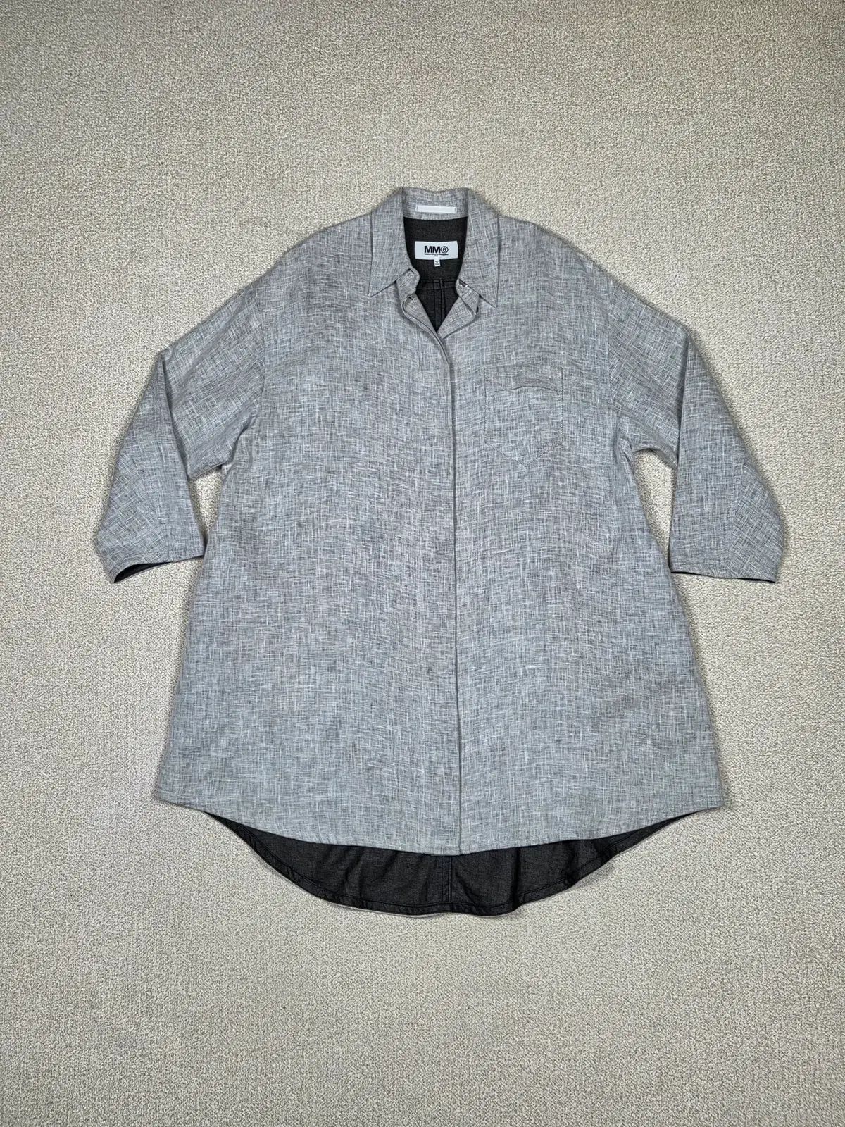 MM6 Maison Margiela エムエムシックス メゾン マルジェラ オーバーサイズ ロング シャツ | S00577