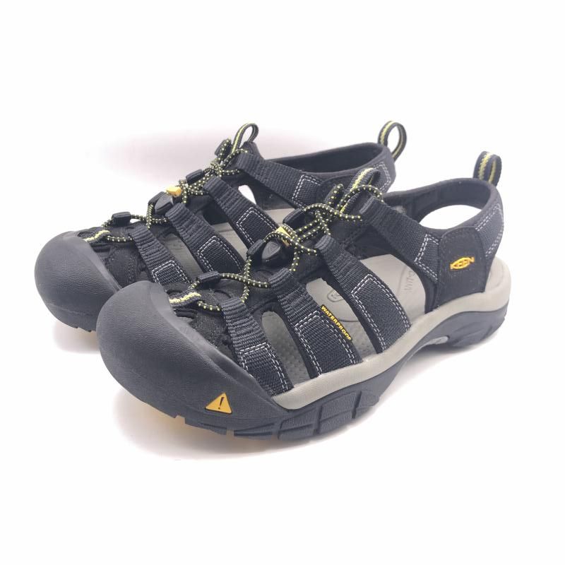 【中古】KEEN NEWPORTH2 ブラック/イエロー 26.5cm 1001907 キーン ニューポート[17]