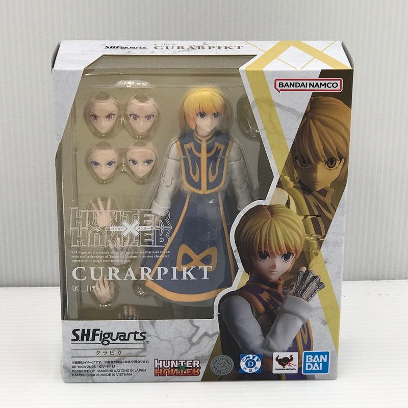 【中古美品】 バンダイ S.H.Figuarts HUNTER×HUNTER クラピカ フィギュア 未開封 【051-260727-ti-14-tagh】