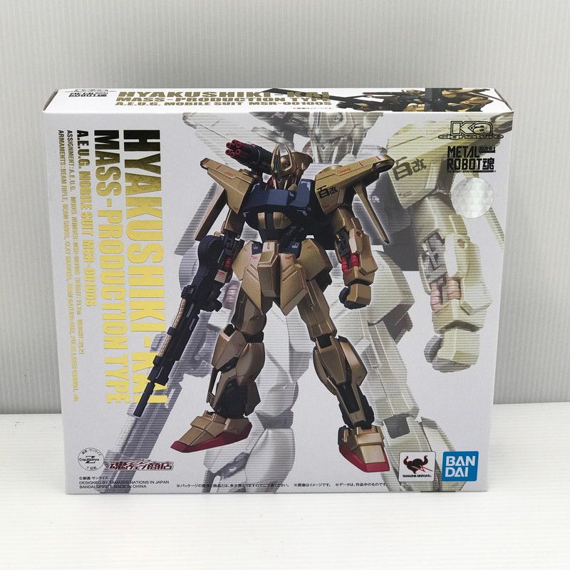 【中古美品】 バンダイ METAL ROBOT魂 (Ka signature) ＜SIDE MS＞ 量産型百式改 機動戦士Zガンダム MSV 未開封 【056-260727-ti-16-tagh】 9,360円