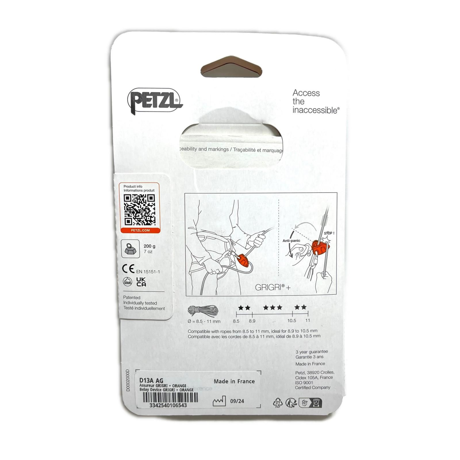 PETZL ペツル アウトドア 登山 ビレイデバイス GRIGRI＋ グリグリ