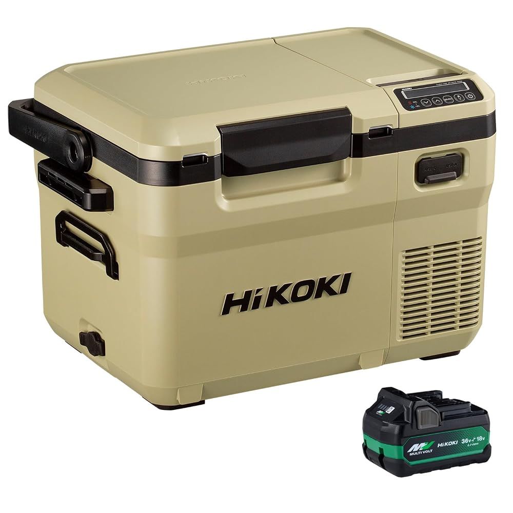 HiKOKI(ハイコーキ) 14.4/18V コードレス 冷温庫 UL18DD 10.5L コンパクト サンドベージュ UL18DD(XMBZ)