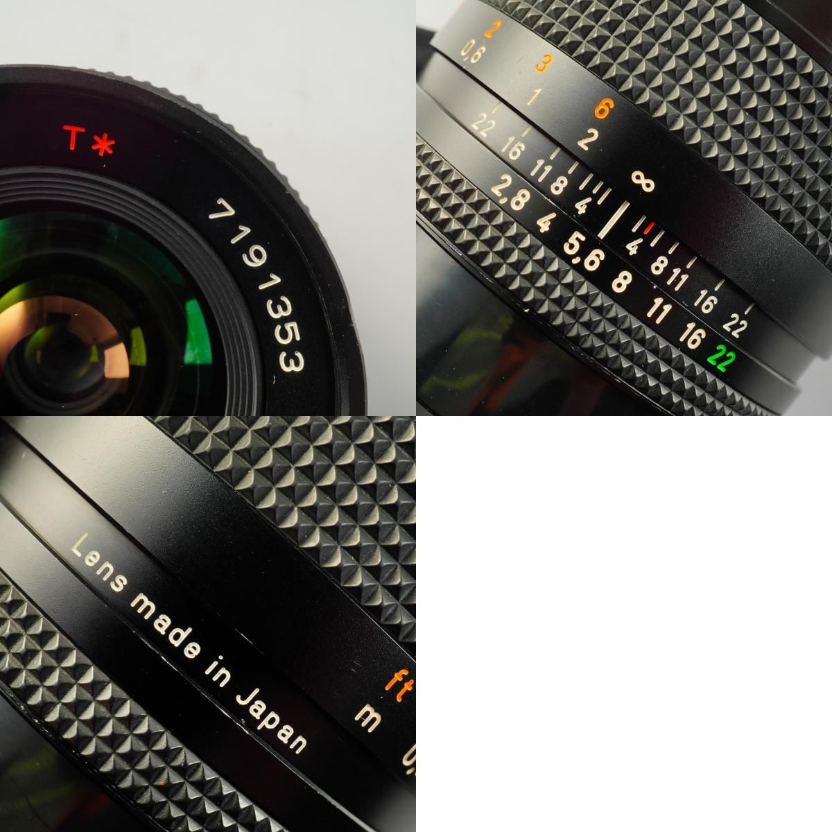 Overhauled】 CONTAX コンタックス Carl Zeiss Distagon T* 28mm F/2.8