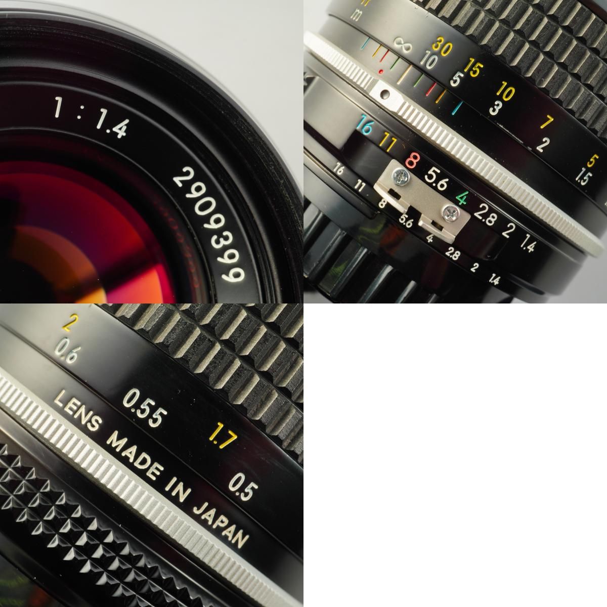 Serviced】 Nikon ニコン Ai改 New NIKKOR 50mm F/1.4 単焦点レンズ