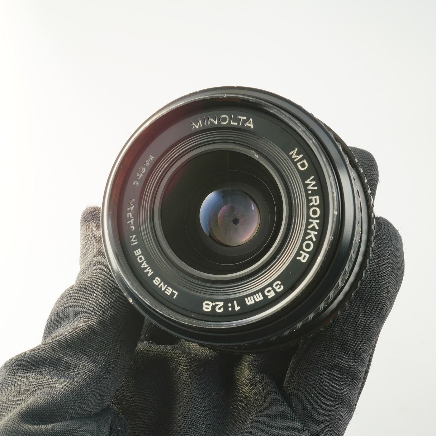 Serviced】 MINOLTA ミノルタ MD W.ROKKOR 35mm F/2.8 単焦点レンズ