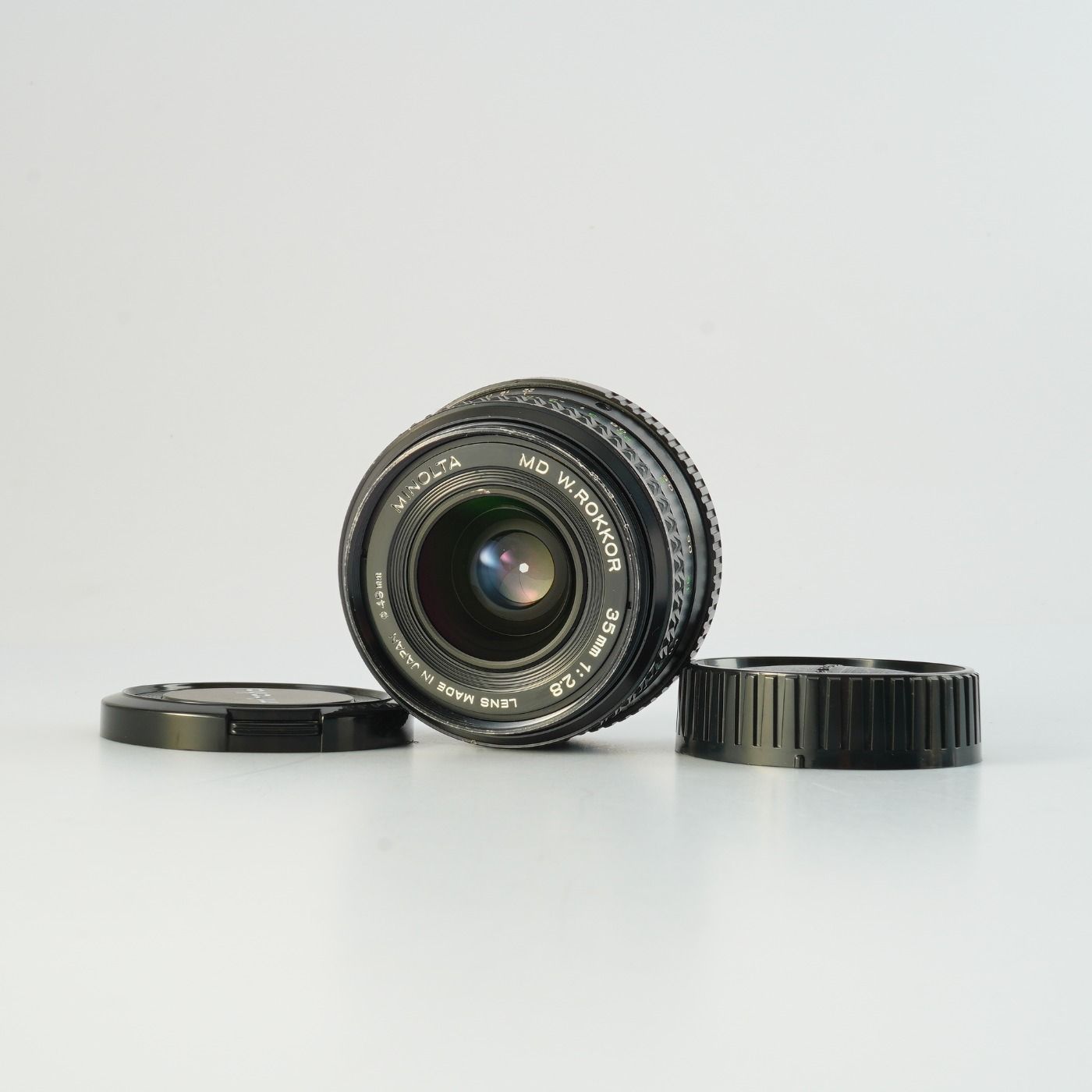 Serviced】 MINOLTA ミノルタ MD W.ROKKOR 35mm F/2.8 単焦点レンズ
