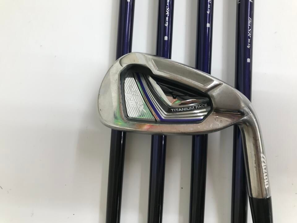 ミズノ　JPX E３ sv TITANIUM FACE　Orochi Light　SRフレックス　アイアンセット　中古　ゴルフドゥ！水戸店【最短即日発送】