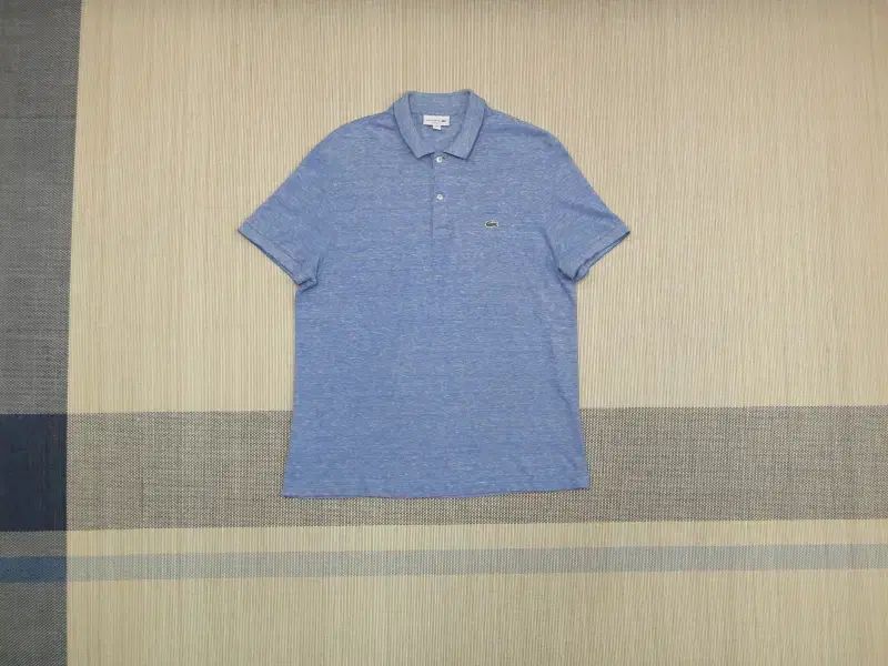 (105) ラコステ 麻混 Kara 半袖 ポロシャツ 6,119円