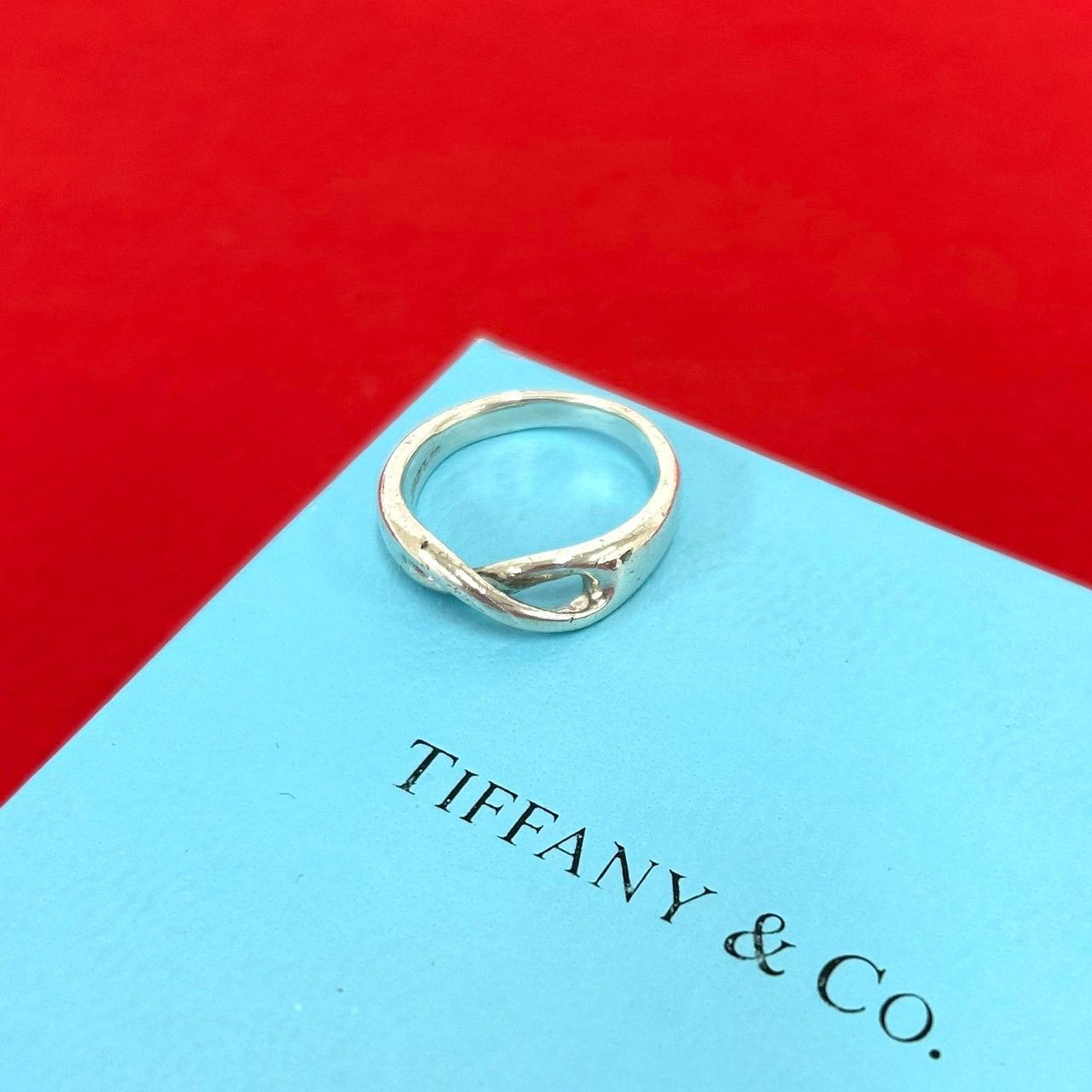 Tiffany インフィニティリング 極 美品 TIFFANY&Co. ティファニー インフィニティ リング シルバー925