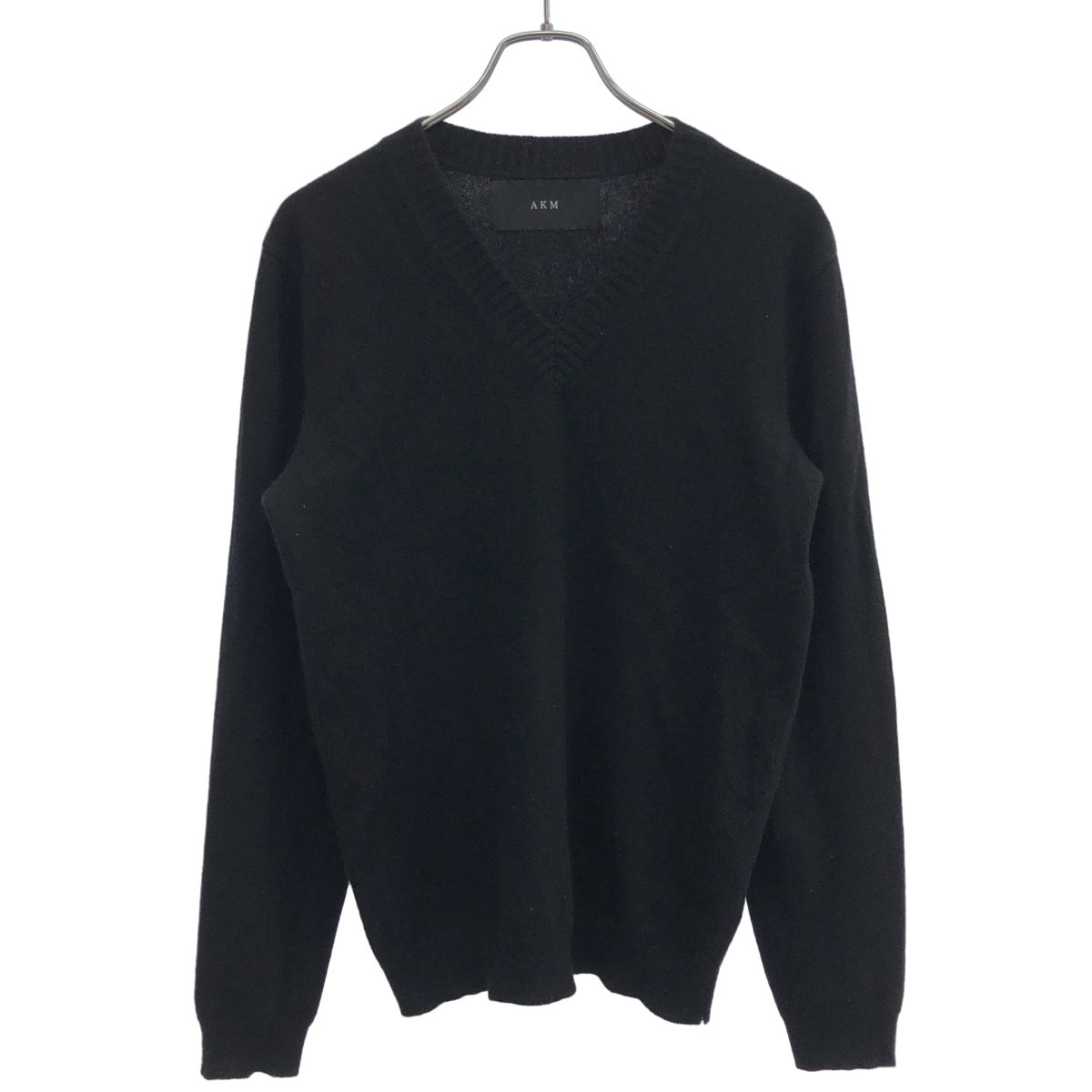 AKM エイケイエム 14AW CASHMERE STANDARD V-NECK KNIT Vネック