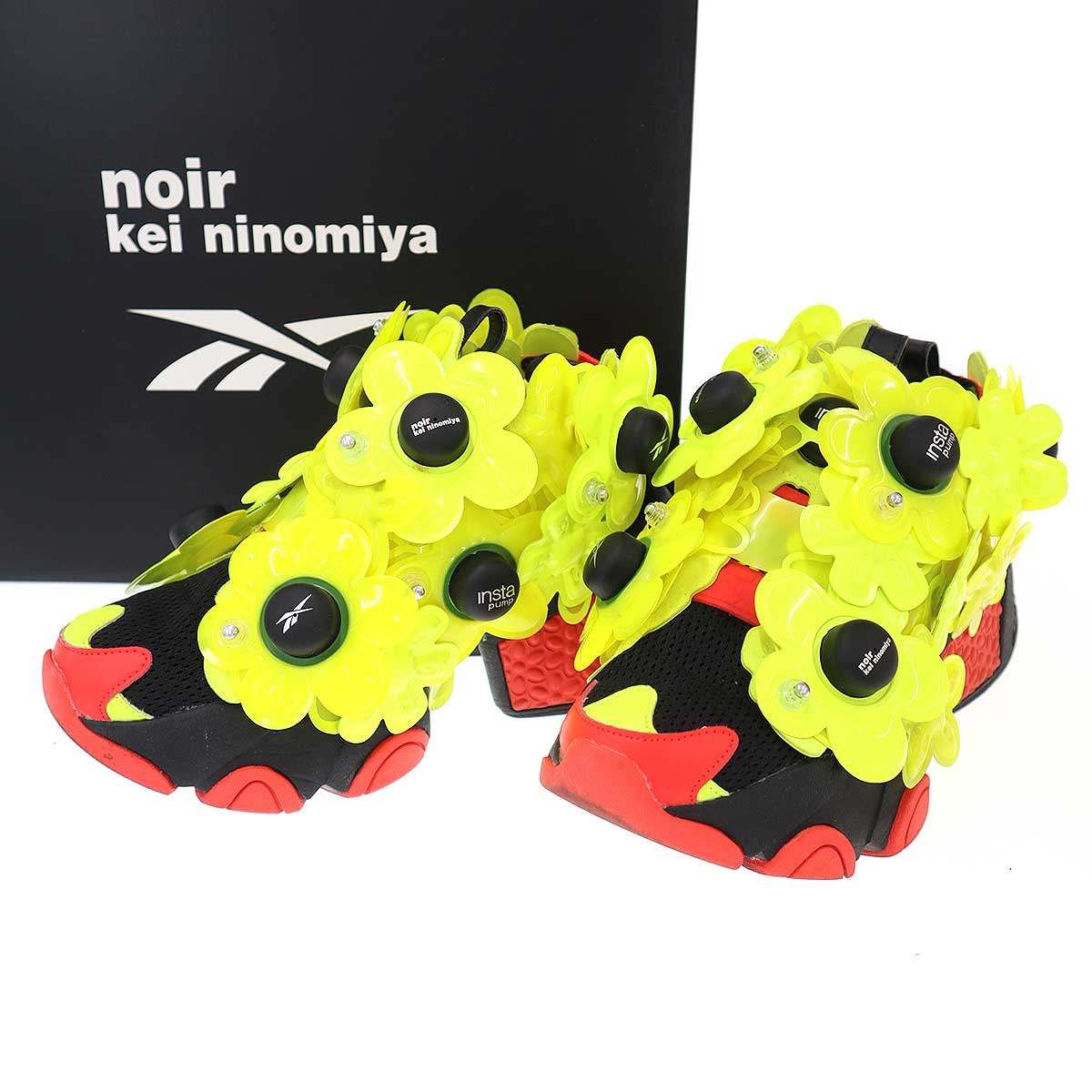 Noir Kei Ninomiya x Reebok Noir Kei Ninomiya Reebok INSTA PUMP FURY Flower Pump Fury Sneaker Mix 24cm